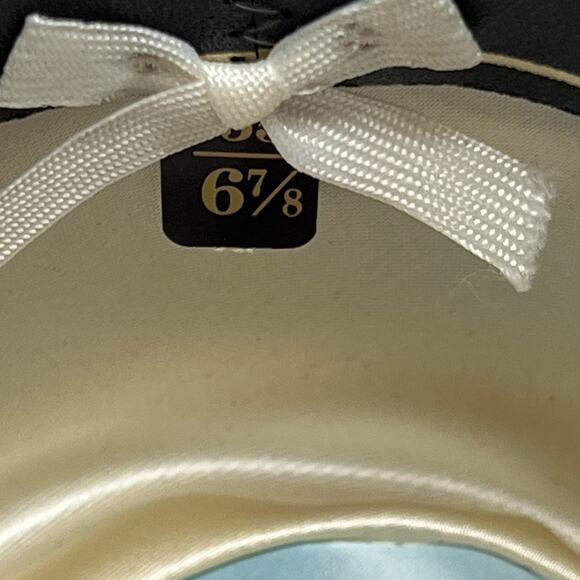 Vtg John B Stetson 4x Beaver “F2130 Giant” Cowboy Hat F2063 4-Inch Brim Sz 6 7/8 - Picture 10 of 11